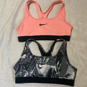 Youth medium Nike sports bras
